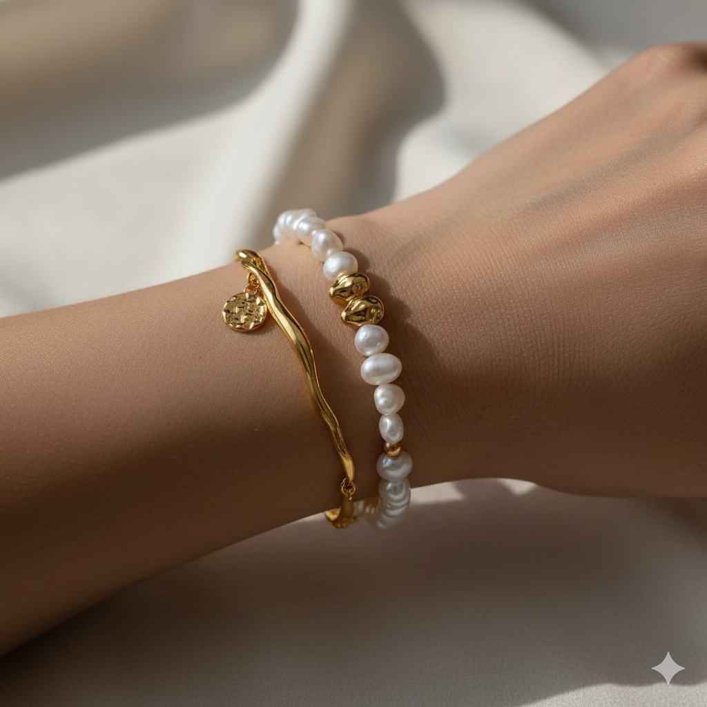 Women's Fashion French Retro Patchwork Bracelet