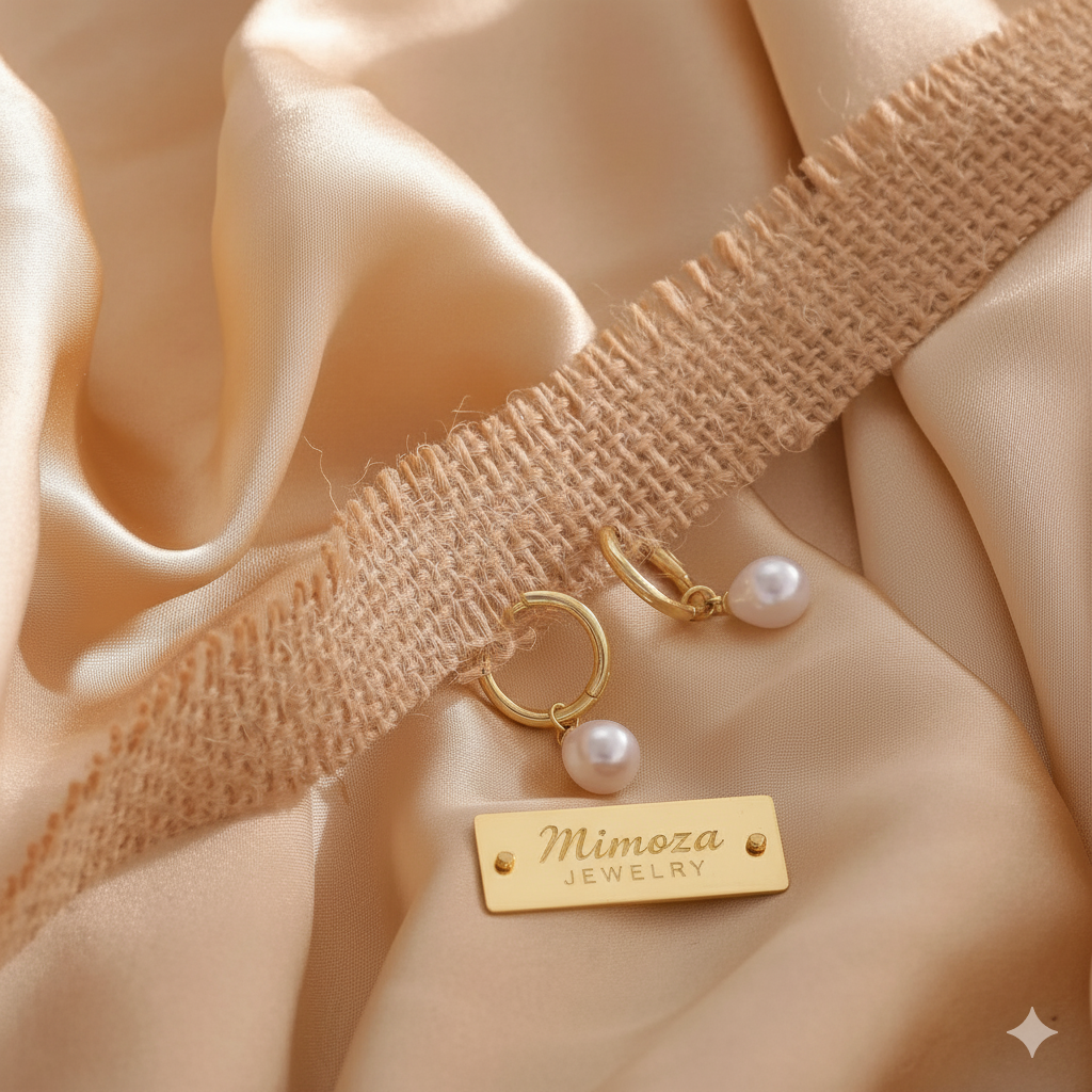 Su Damlası Şeklinde İnci Küpe - Minimalist ve Zarif Dangle Pearl Küpe